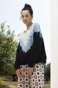 Le Sweatshirt Paolo Tie And Dye Noir
