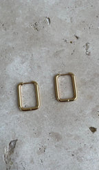 Boucles D'Oreilles Thin Rectangular