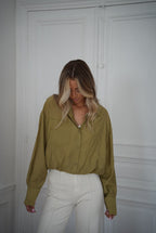 Blouse Courte Miranda - Verte