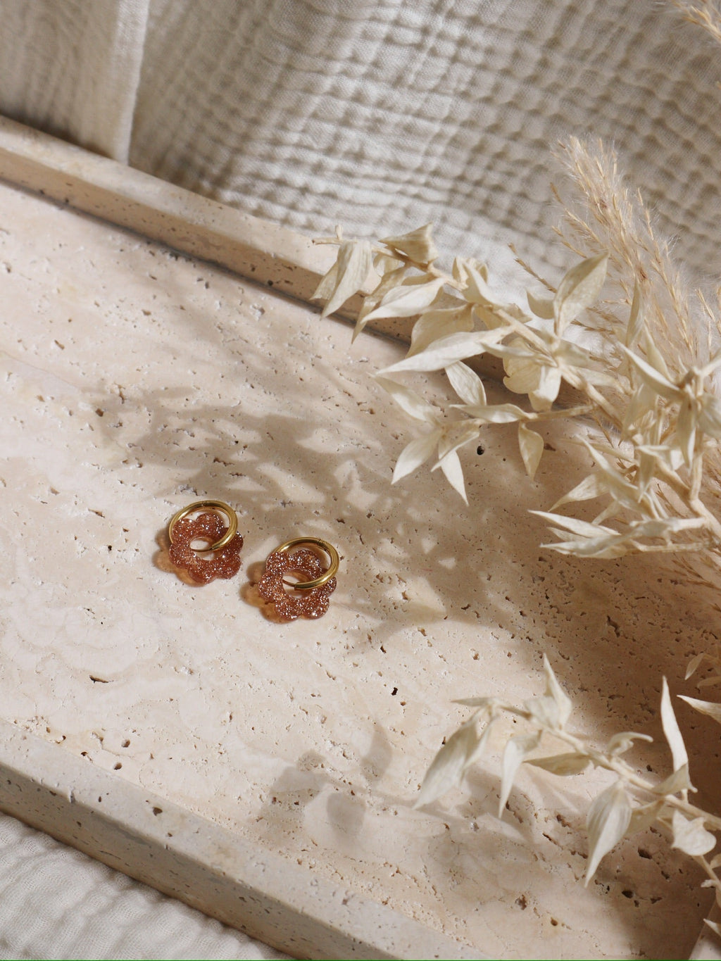 Boucles D'Oreille Fleur Sparkling