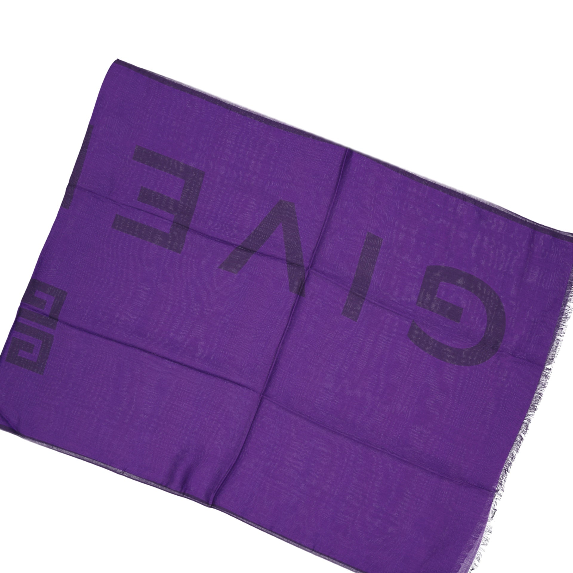 Givenchy - Foulard Logo - Homme - Purple