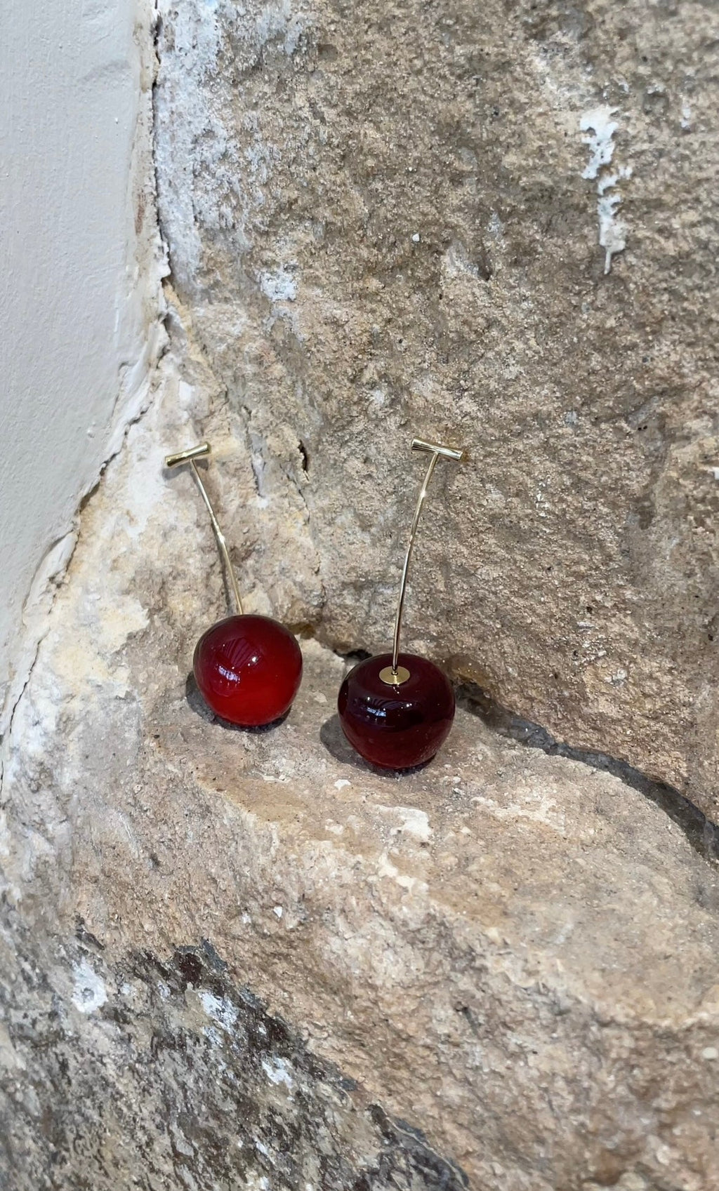 Boucles D'Oreilles Big Cherry