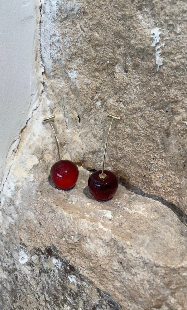 Boucles D'Oreilles Big Cherry