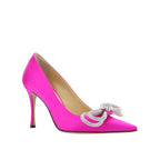 Escarpins - Mach & Mach Double Bow Satin - Fuchsia