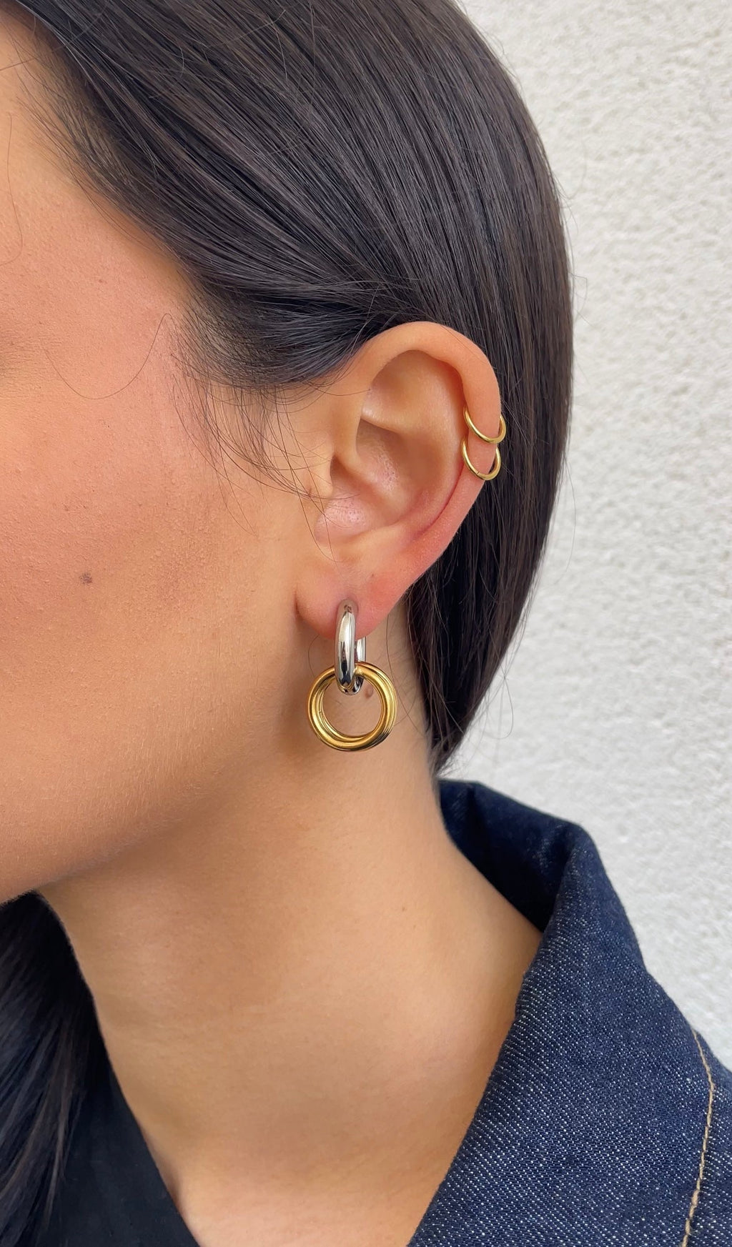 Boucles D'Oreilles Trio X Hoop