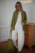 Chemise Droite Roxane - Verte