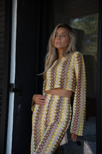 Blouse Brodée Yolande - Jaune