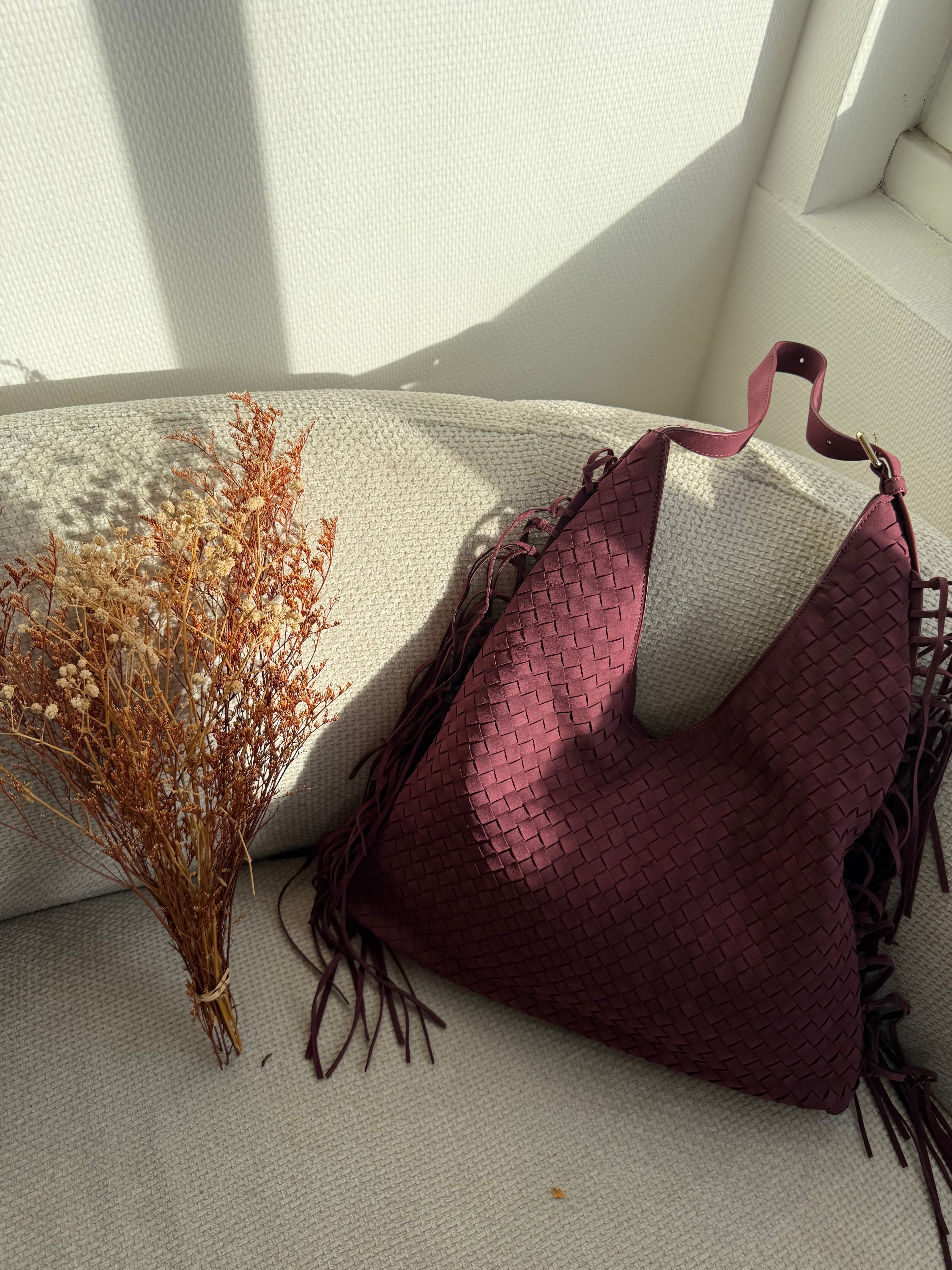 Grand Sac À Main Julia Bordeaux