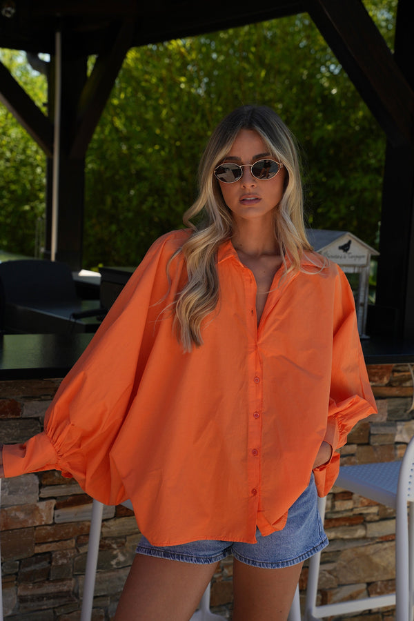 Chemise Ample Lycia - Orange