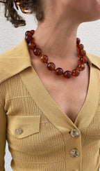 Collier Terracotta Pearl
