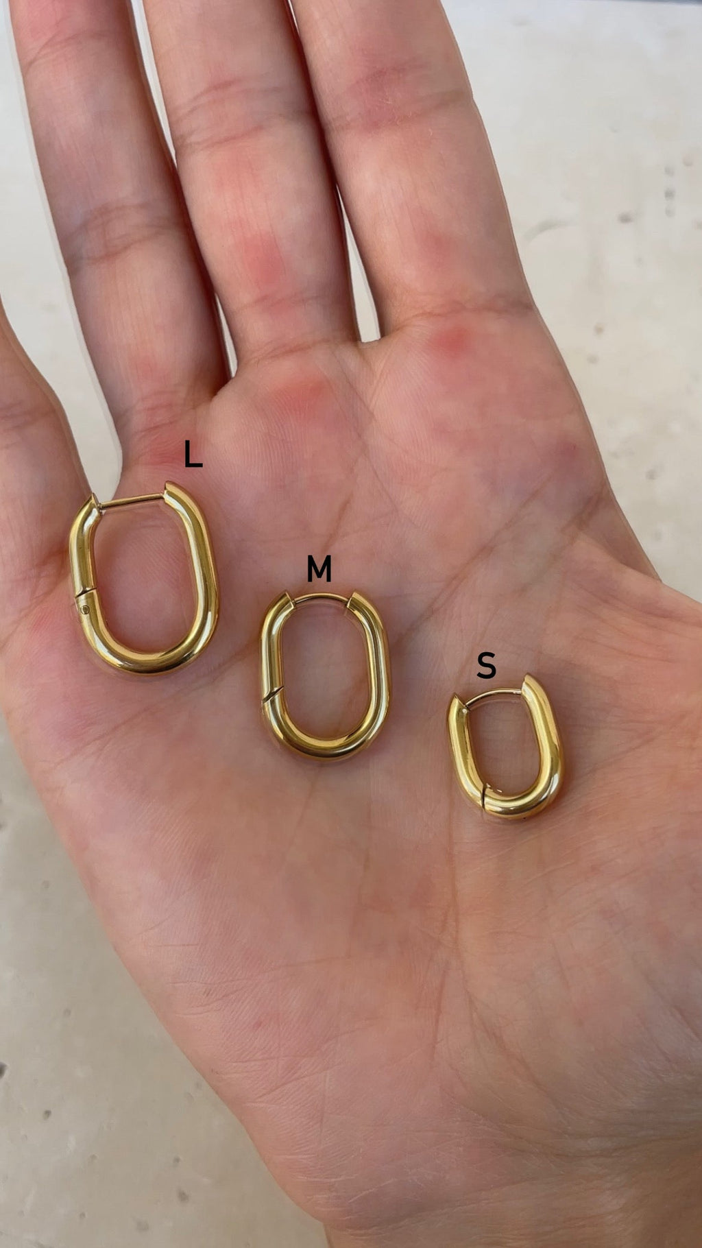 Boucles D'Oreilles Oval
