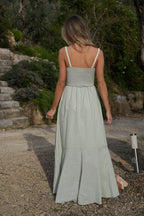 Robe Longue Valentine - Vert D’Eau