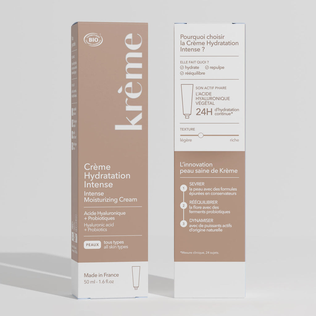 crème hydratante aux probiotiques