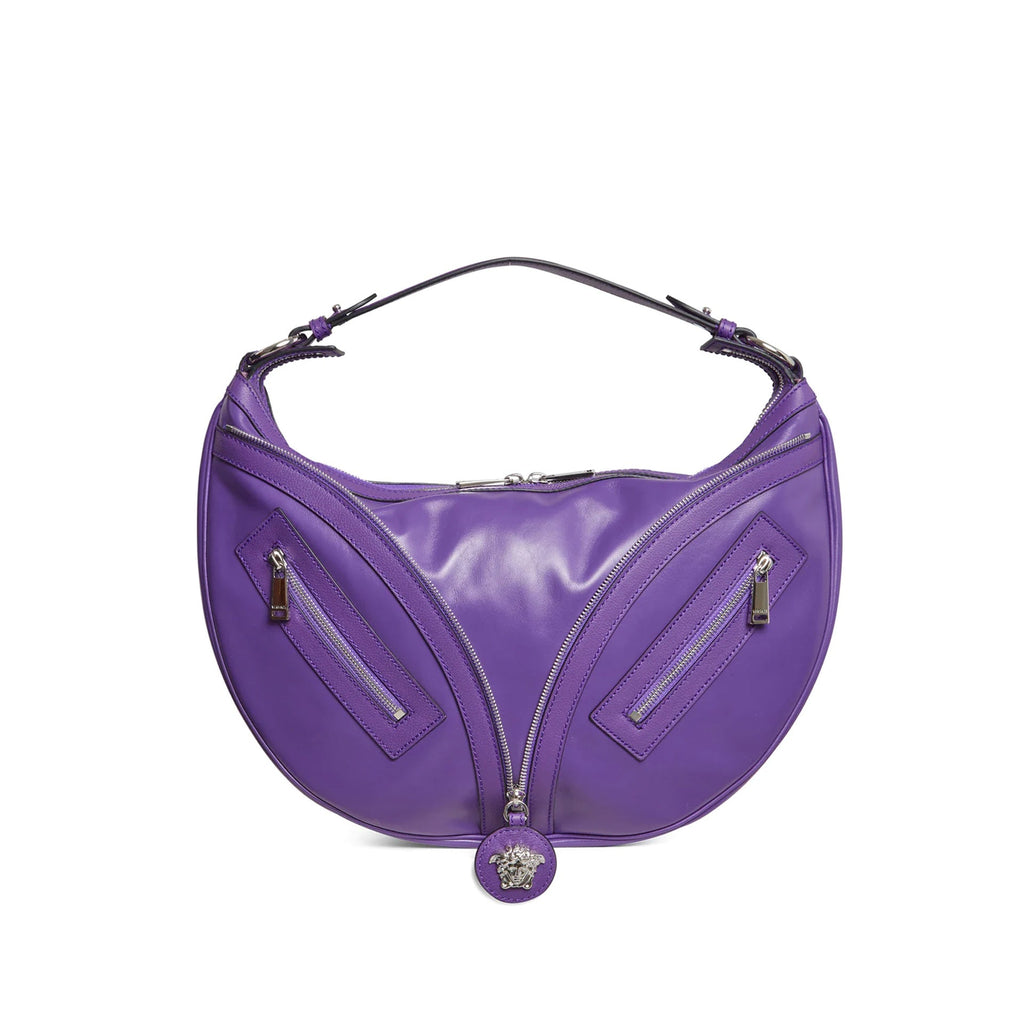 Versace La Medusa Shoulder Bag - Purple - Femme