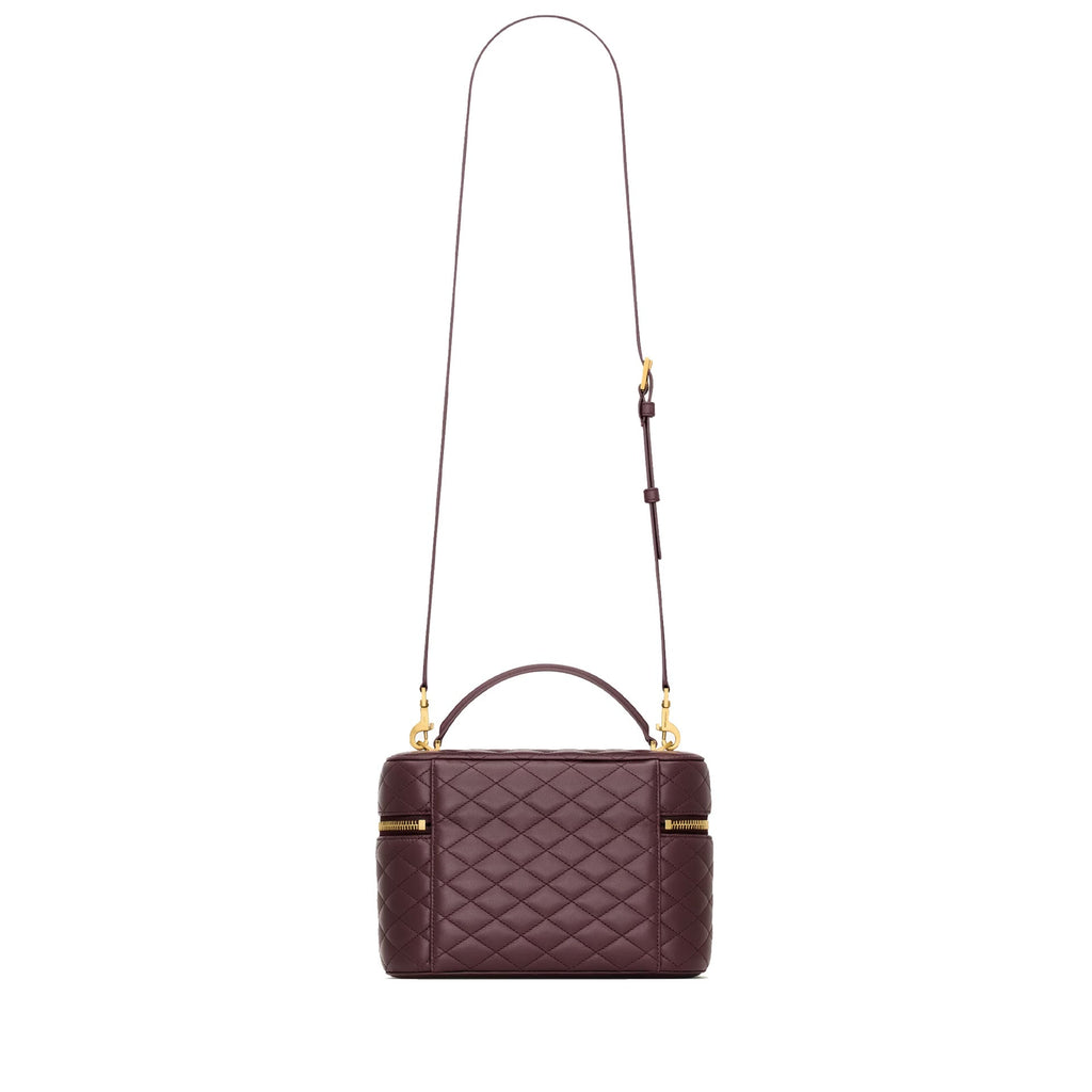Saint Laurent - Sac Gaby Large Vanity - Femme - Bordeaux