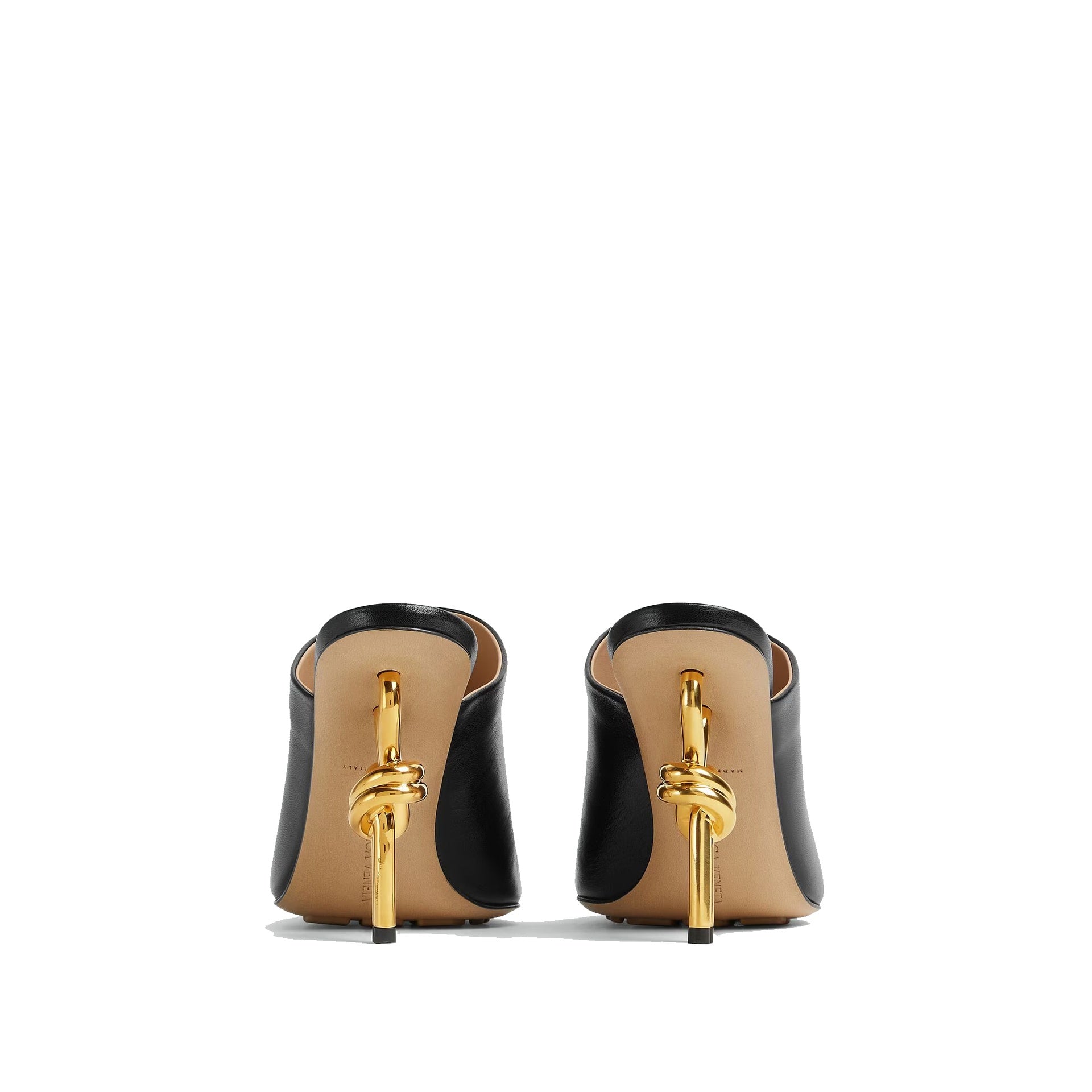Mules - Bottega Veneta Knot Leather - Black