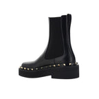Bottes Valentino Garavani Rockstud M-Way Ankle - Black - Femme