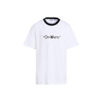 T-Shirt Off-White Logo - White - Homme