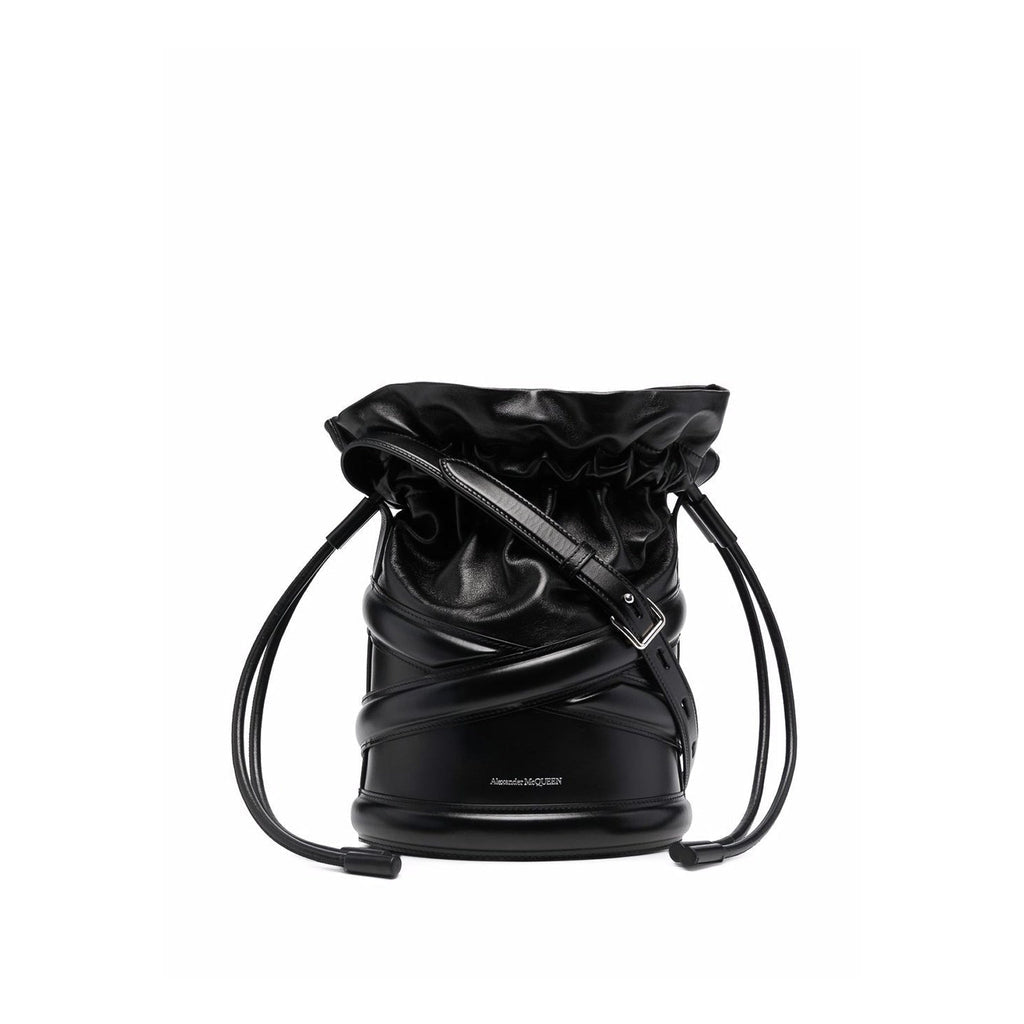 Alexander Mcqueen The Curve Bucket Bag - Black - Femme