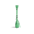 Balenciaga Le Cagole Xs Leather Shoulder Bag - Green - Femme
