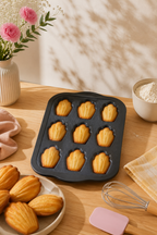 Zenker - Moule 9 Madeleines 28 X 18 Cm Zenker Silicone Fibre De Verre - Noir|Gris