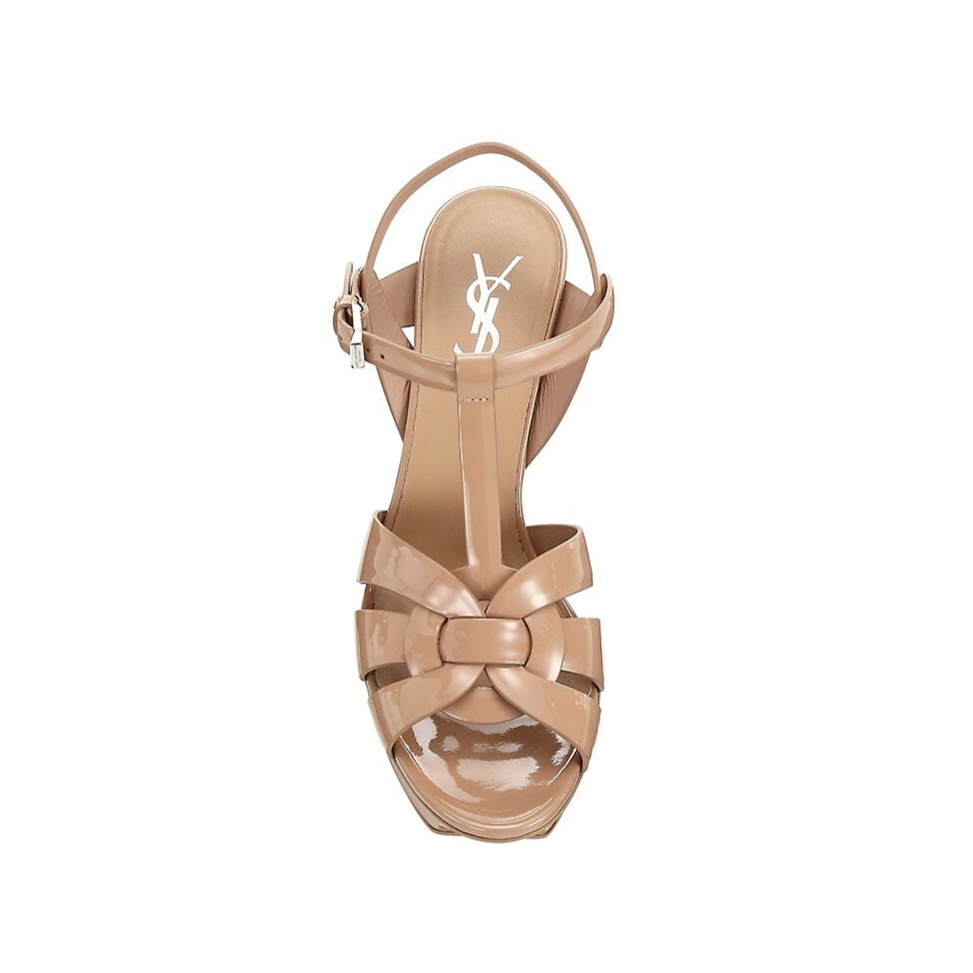 Sandales Saint Laurent Tribute High Heel - Nude - Femme