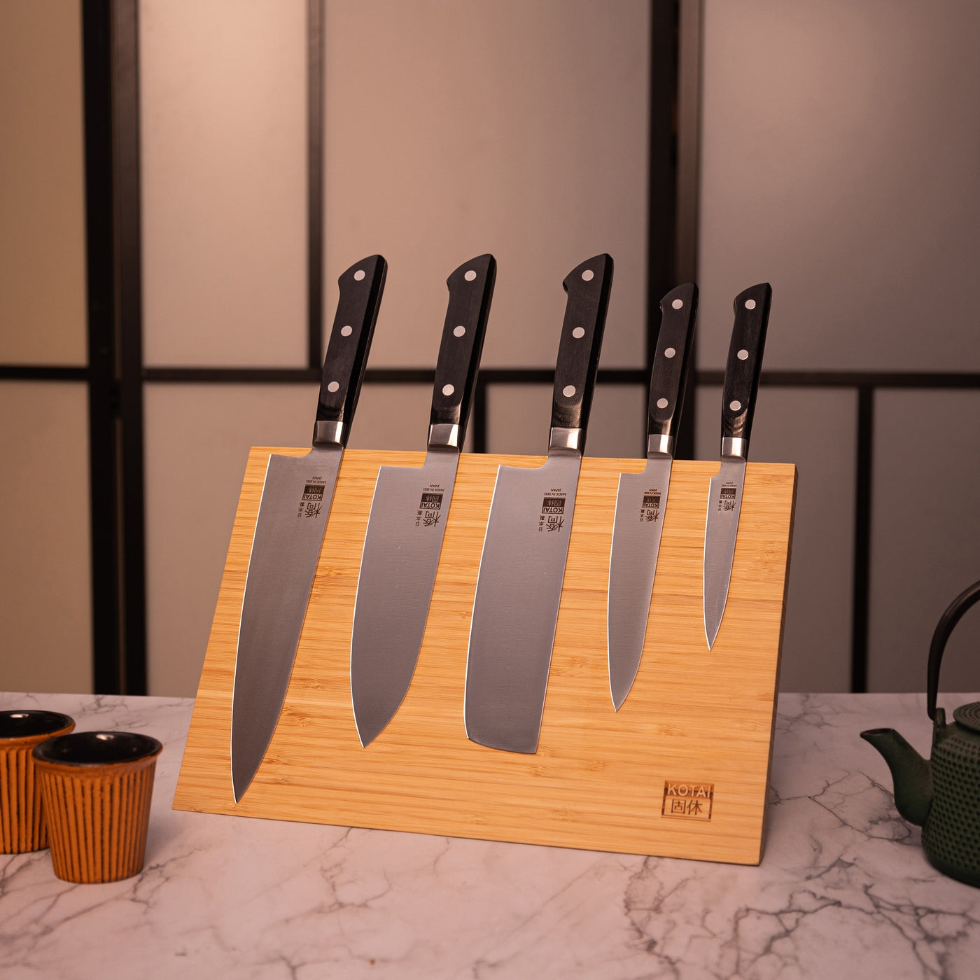 Collection Hashi Classique - Set Complet Deluxe 10 Pièces : 5 Couteaux + 5 Accessoires