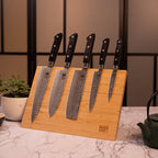 Collection Hashi Tsuchime - Set Complet Nomade 7 pièces : 5 couteaux + 2 Accessoires