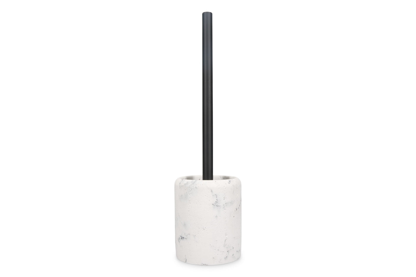 Suds - Brosse Wc Avec Support Marble - Polyrésine - Blanc