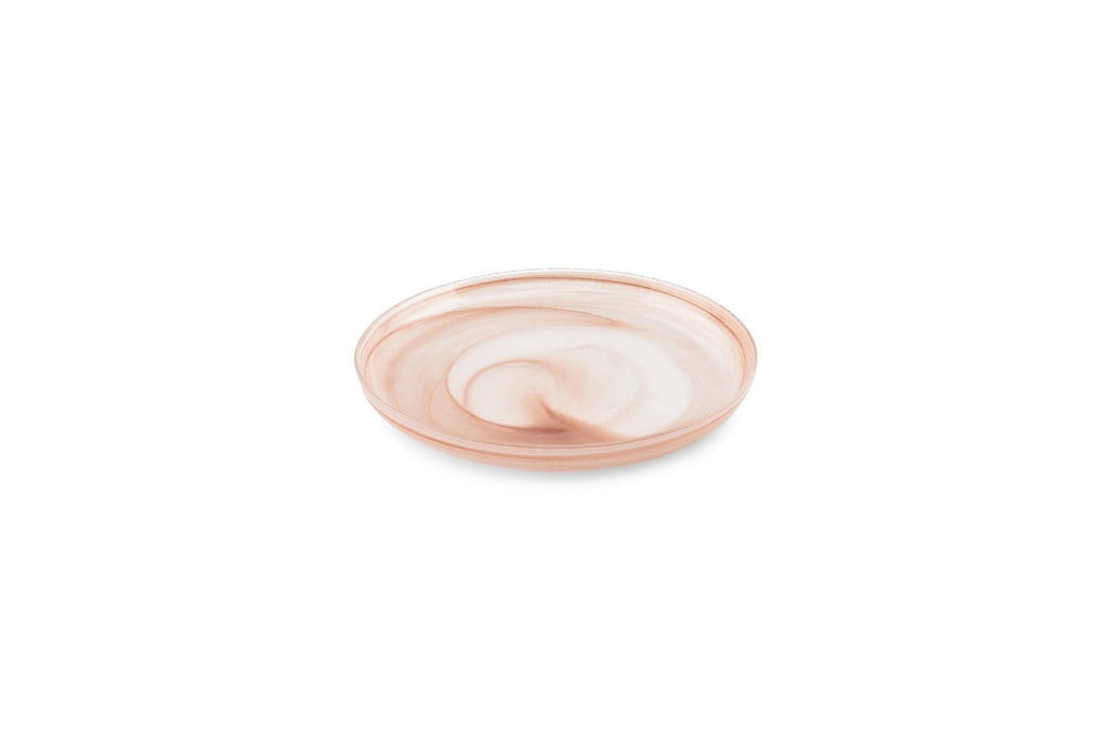 Twirl - Set De 6 Assiettes Plates - Verre - Ambre