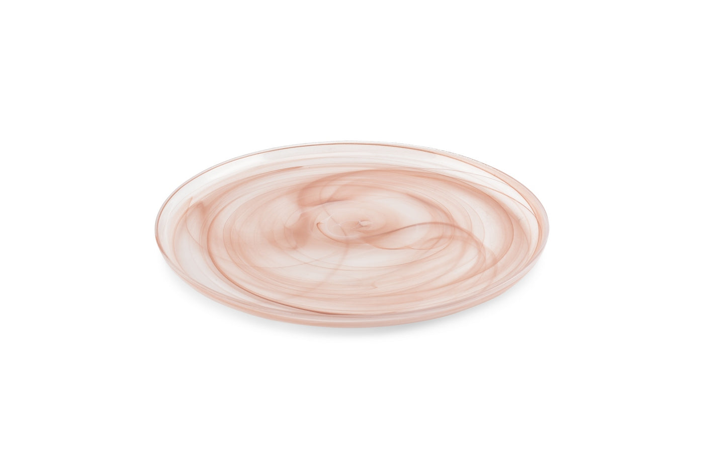 Twirl - Set De 6 Assiettes Plates - Verre - Ambre