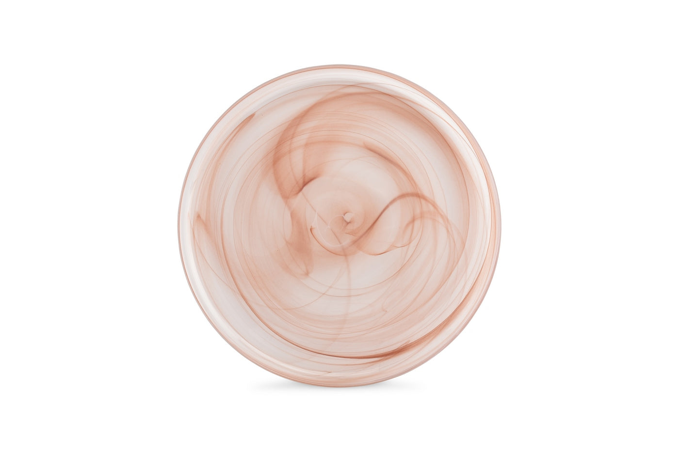 Twirl - Set De 6 Assiettes Plates - Verre - Ambre