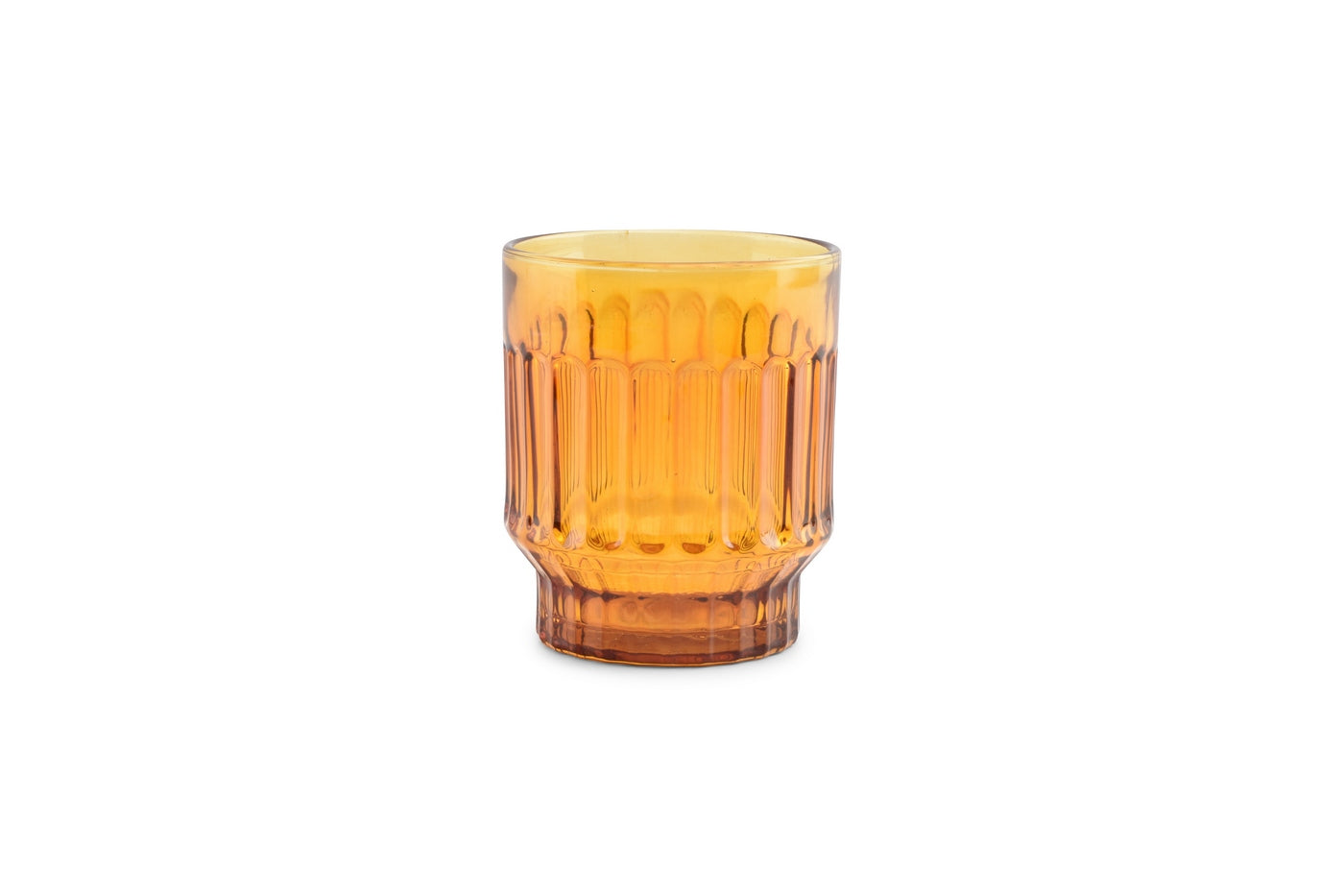 Tone - Set De 4 Verres - Verre - Ambre