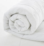 Couette Blanche Percale 91 Fils/Cm2 - 500Gr Fab Fr - Blanc Optique