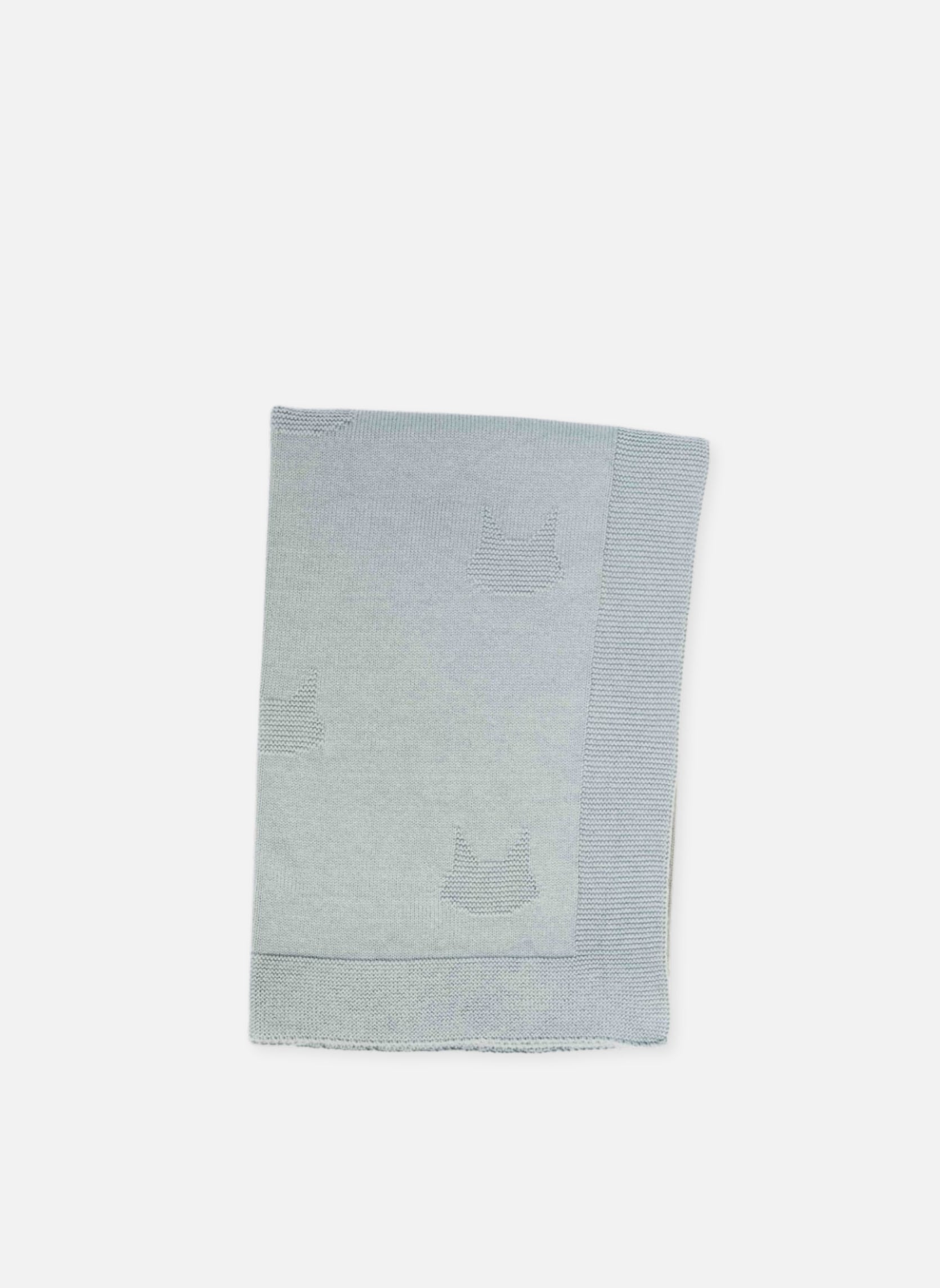 Couverture En Coton Petits Chats - Bleu Danube