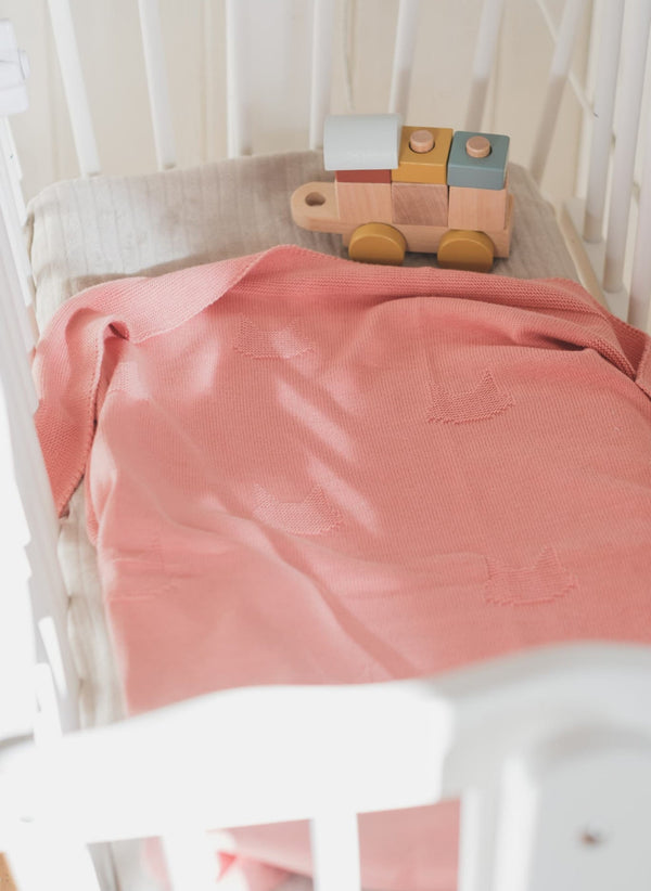 Couverture En Coton Petits Chats - Bouton De Rose