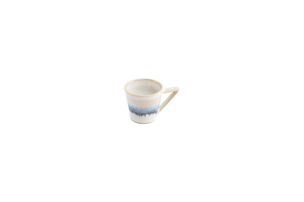 Stripes - Set De 4 Tasses À Moka - Grès - Beige