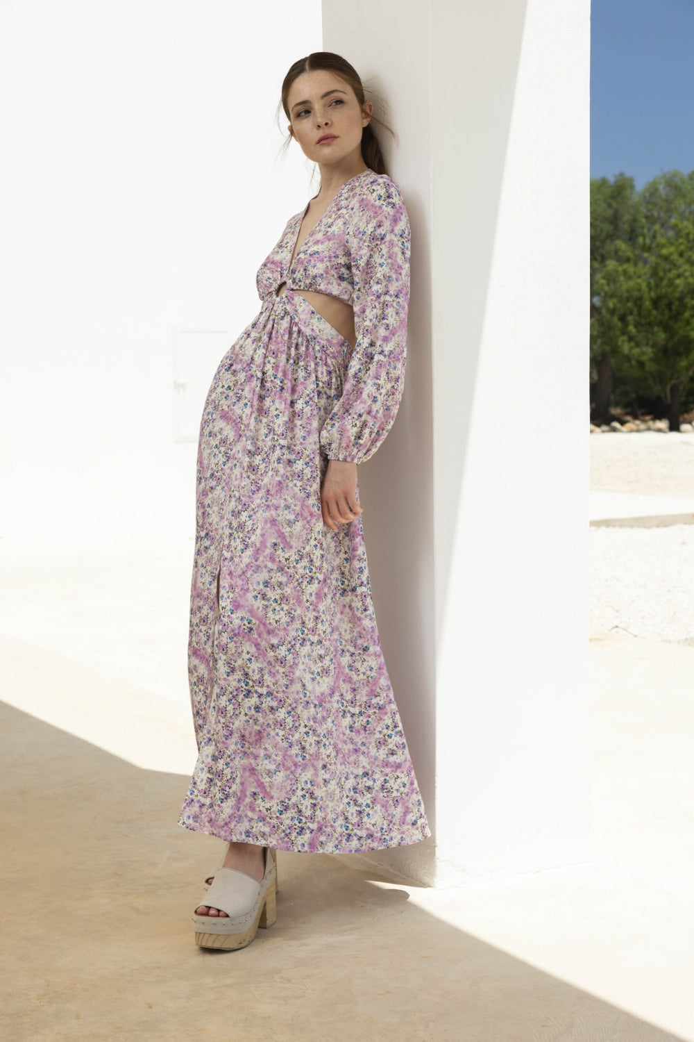 La Robe Gianna Aquarelle Fleurs