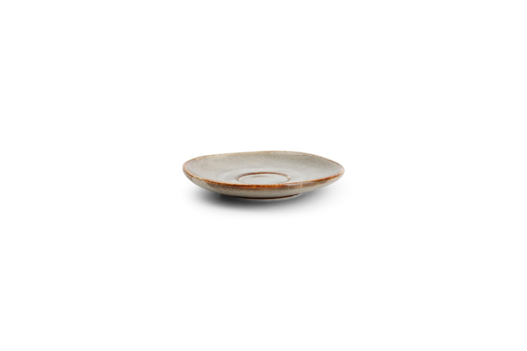 Studio Urban - Set De 4 Soucoupes À Moka - Porcelaine - Gris