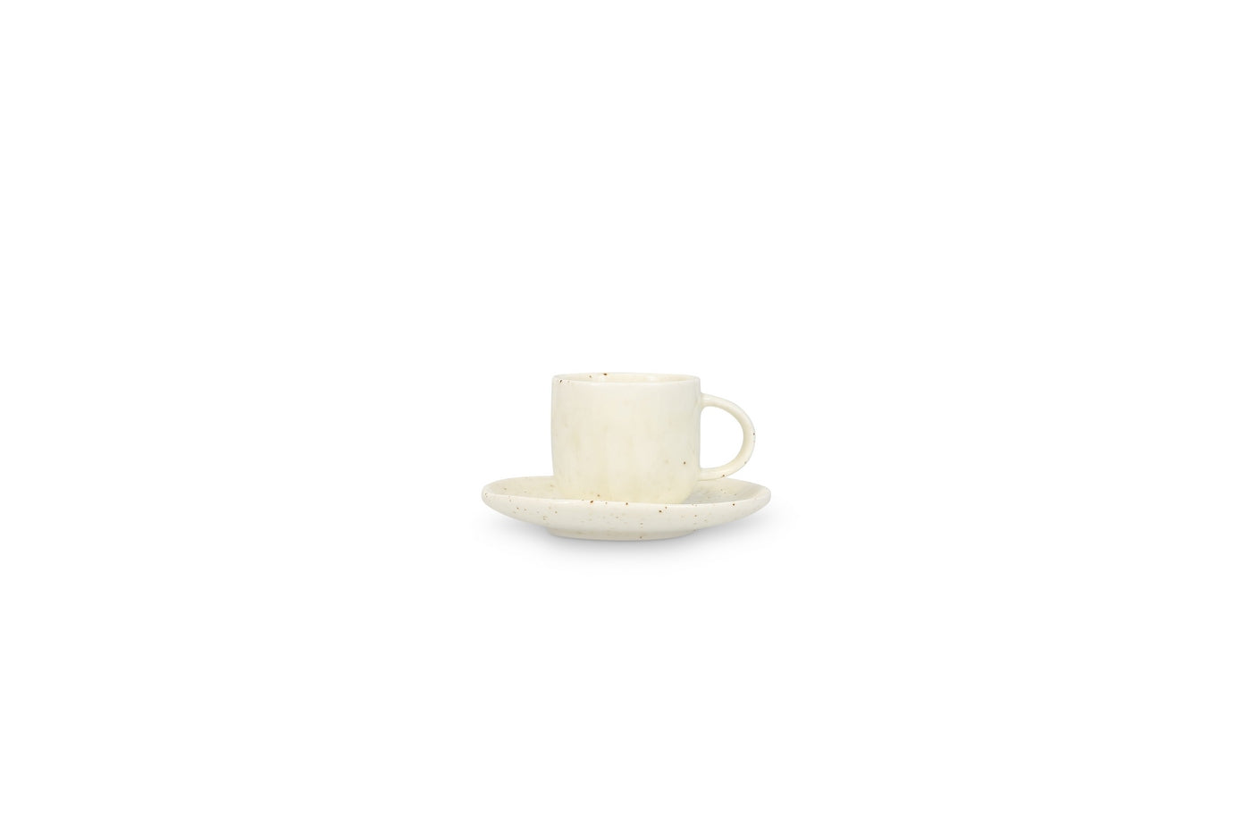 Studio Urban - Set De 4 Soucoupes À Moka - Porcelaine - Beige