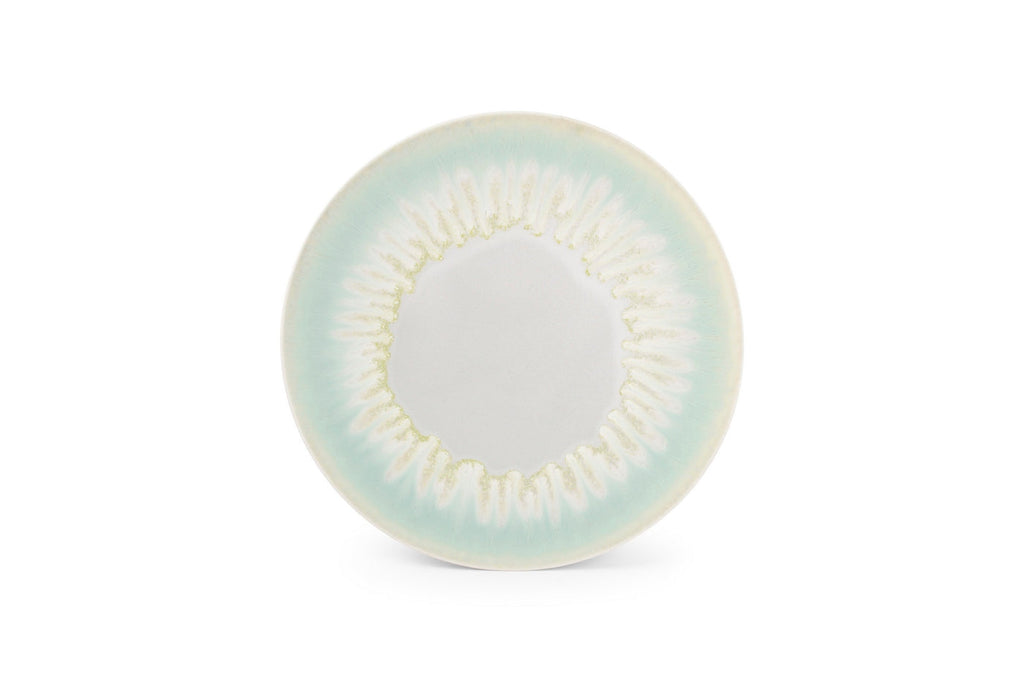 Maldives - Set De 4 Assiettes Plates - Porcelaine - Vert