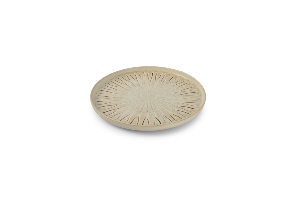 Orion - Set De 4 Assiettes Plates - Porcelaine - Blanc