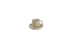 Orion - Set De 4 Soucoupes À Moka - Porcelaine - Blanc