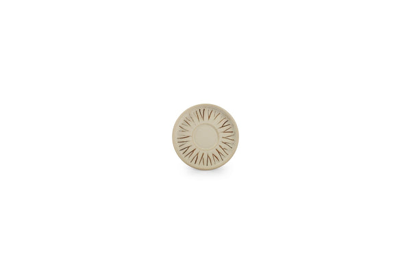 Orion - Set De 4 Soucoupes À Moka - Porcelaine - Blanc