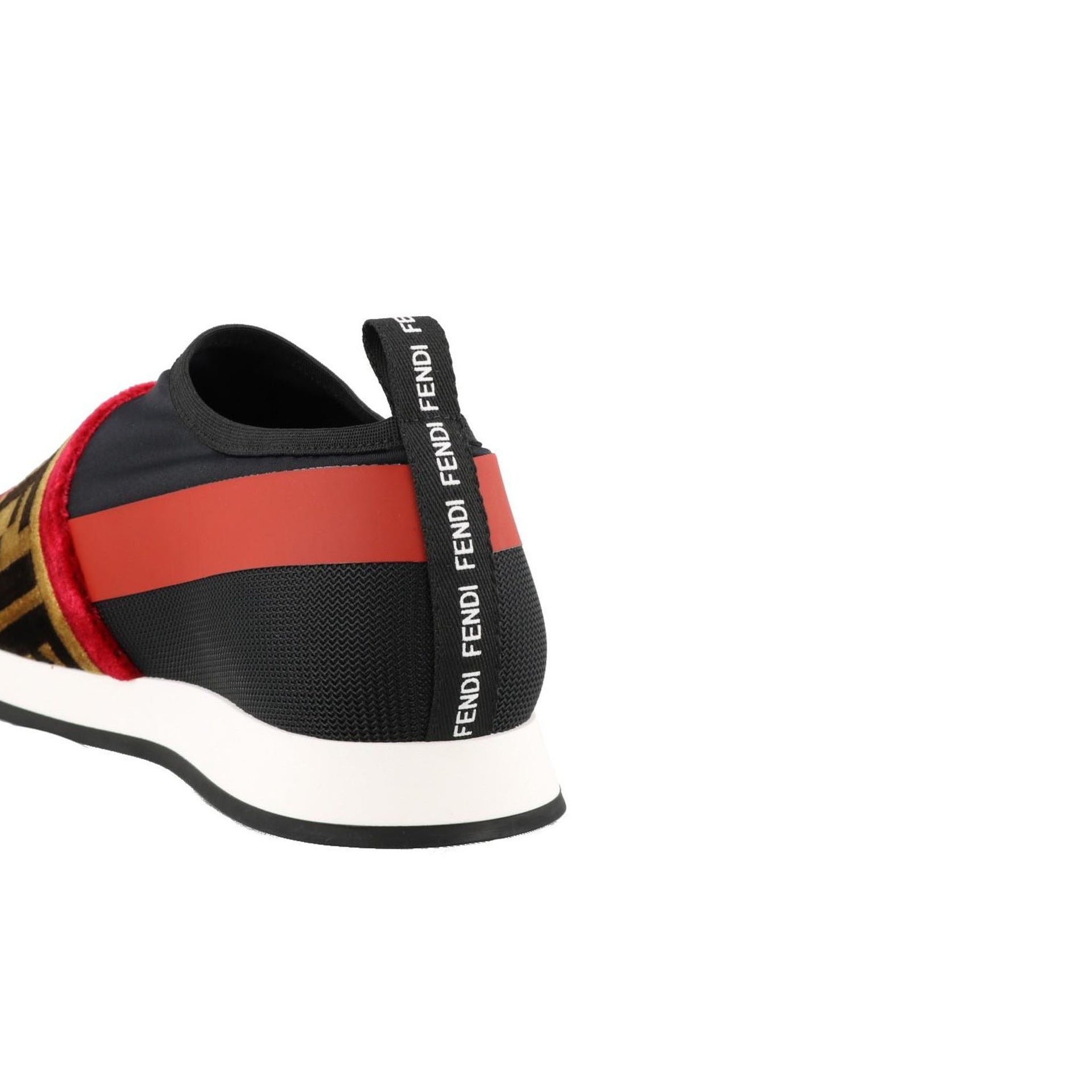 Baskets Fendi Logo - Black - Femme