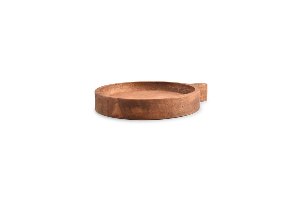 Chop - Plat À Servir - Mango Wood - Marron