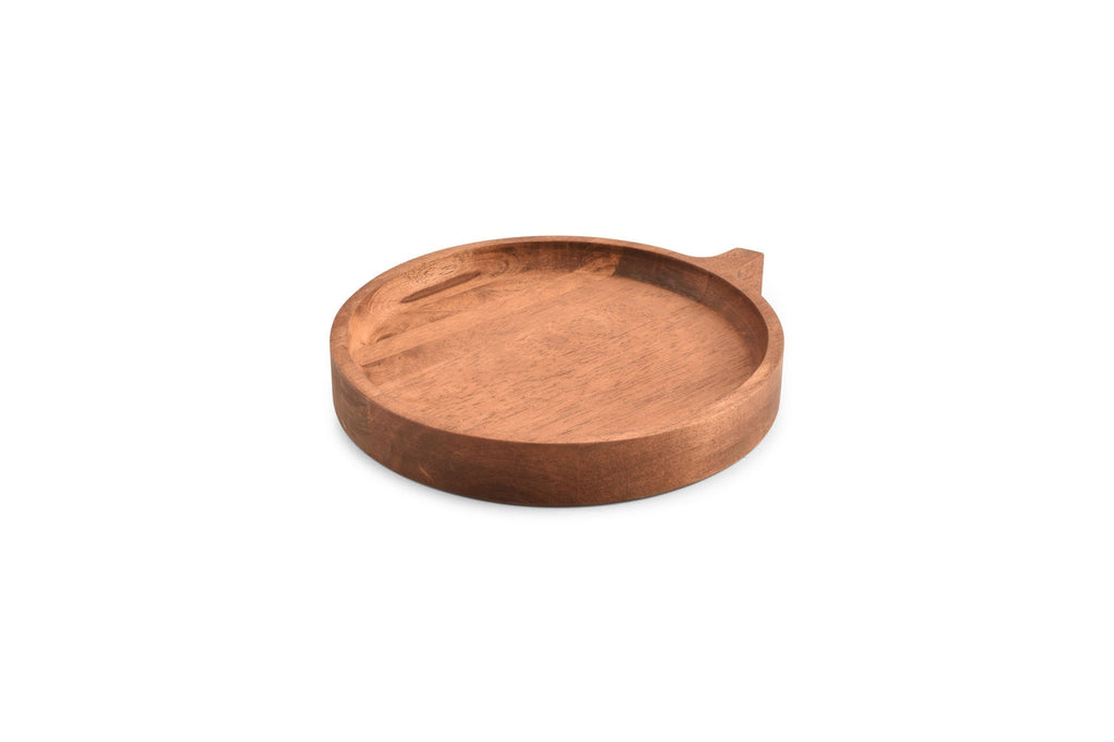 Chop - Plat À Servir - Mango Wood - Marron