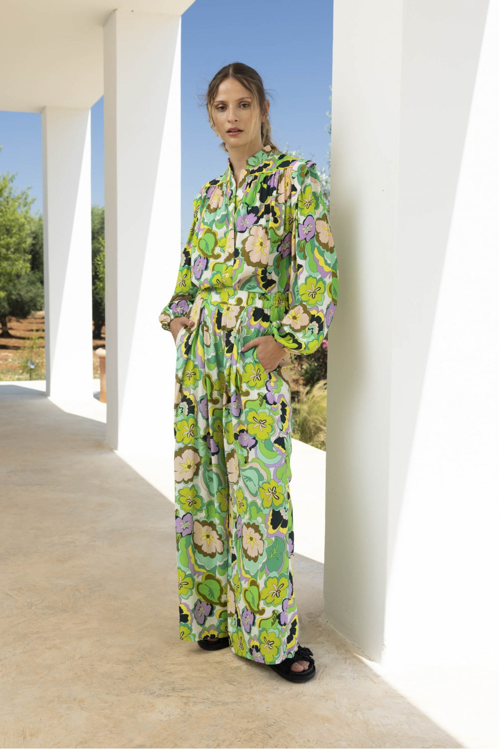 Le Pantalon Dylan Maxi Flower Katia