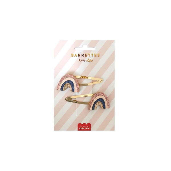 Barrettes Cheveux - Arc-En-Ciel