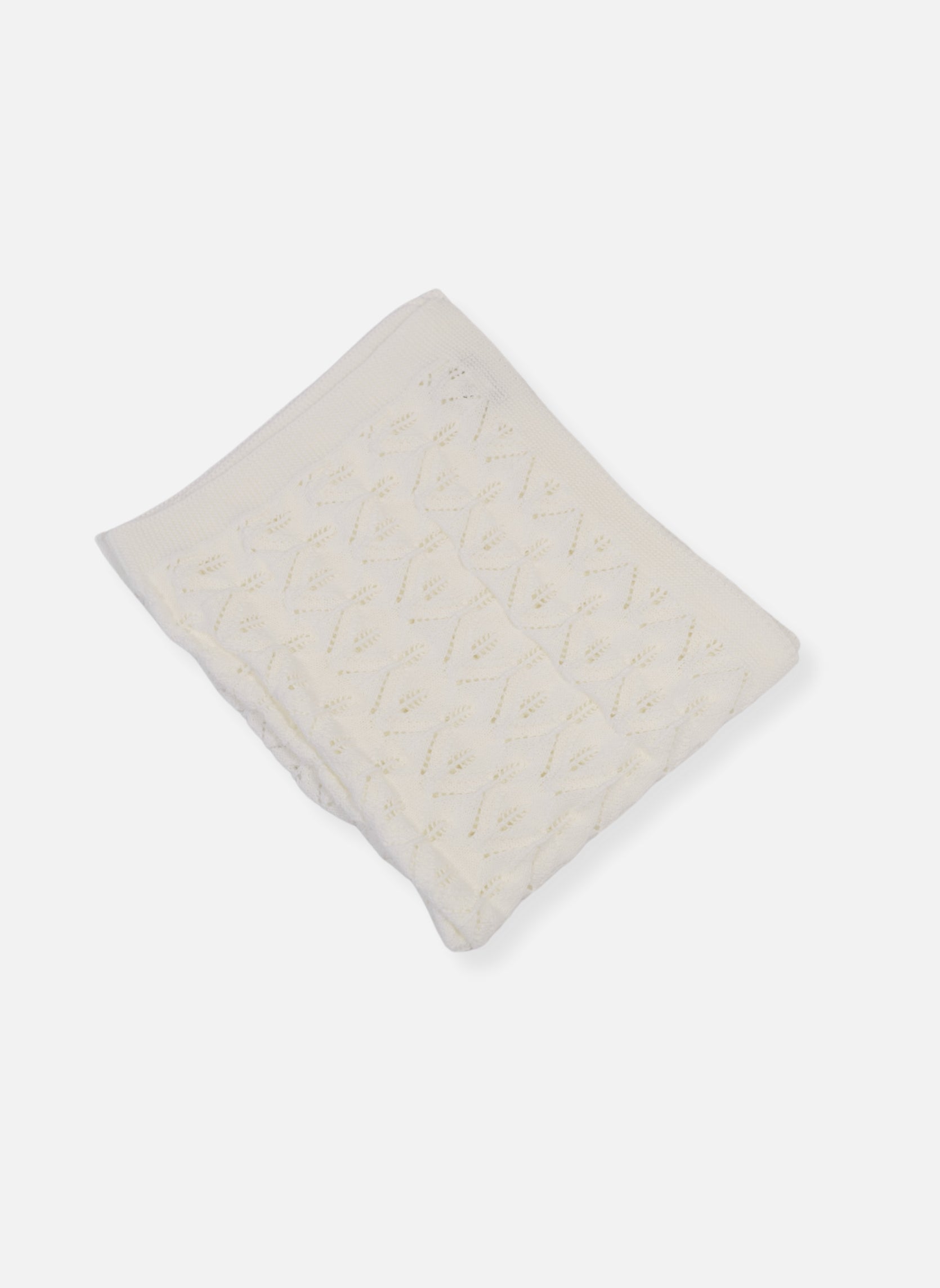 Couverture Plume 100% Coton - Blanc